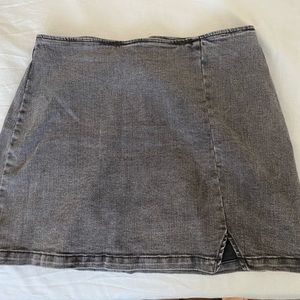 Wild Fable Black Denim Mini Skirt